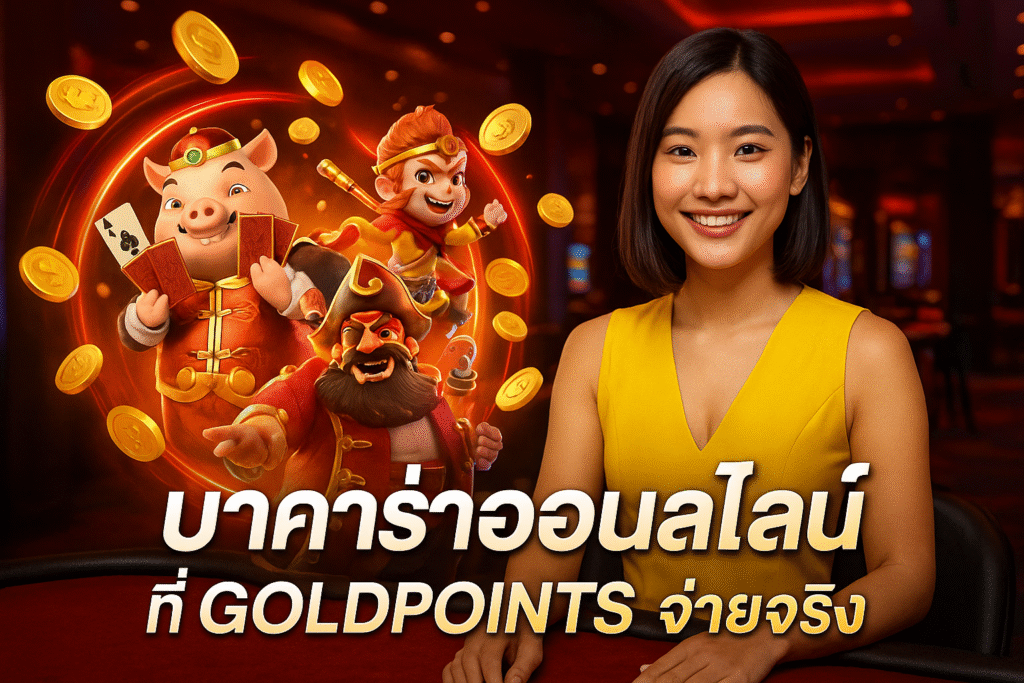 บาคาร่าออนไลน์ ที่ GOLDPOINTS จ่ายจริง