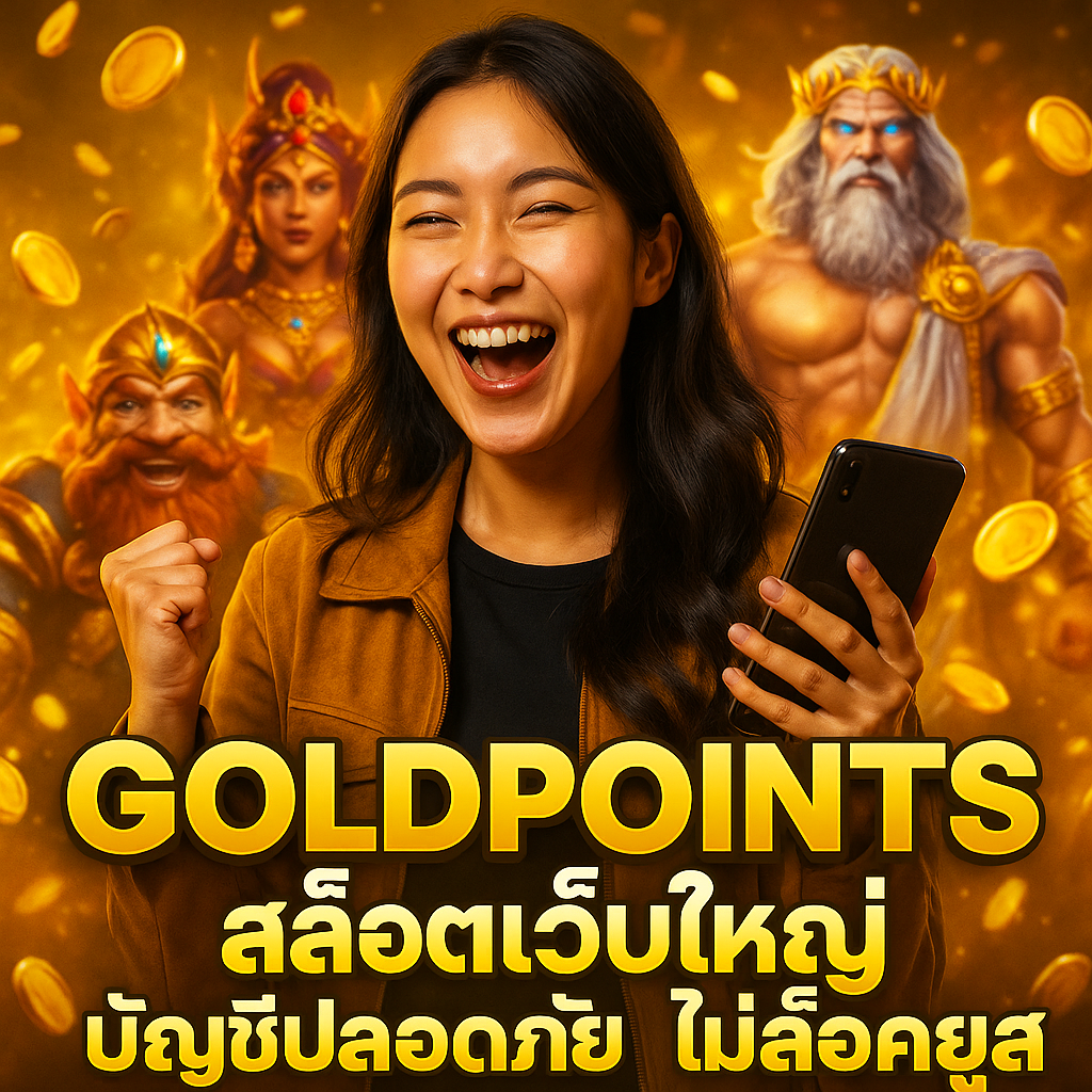 GOLDPOINTS สล็อตเว็บใหญ่ บัญชีปลอดภัย ไม่ล็อคยูส
