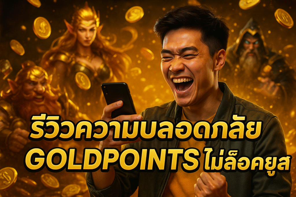 รีวิวความปลอดภัย GOLDPOINTS ไม่ล็อคยูส