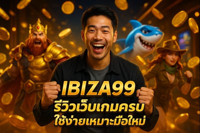 IBIZA99 รีวิวเว็บเกมครบ ใช้ง่ายเหมาะมือใหม่